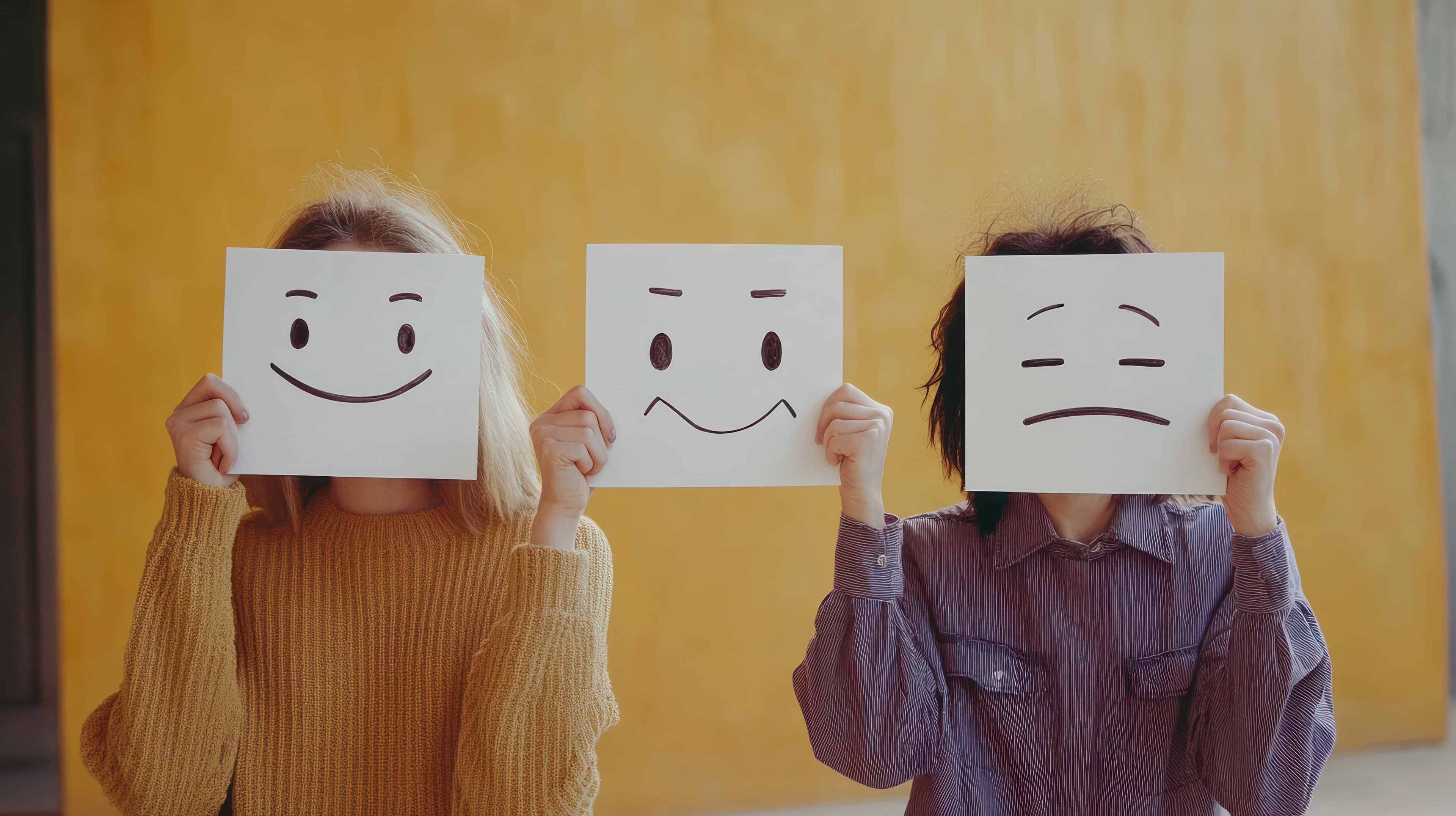 Person checking in with their emotions using an energy and pleasantness mood map